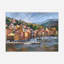 Italian Coastal Village - Artist Enhanced Canvas Print-99119214-99119120