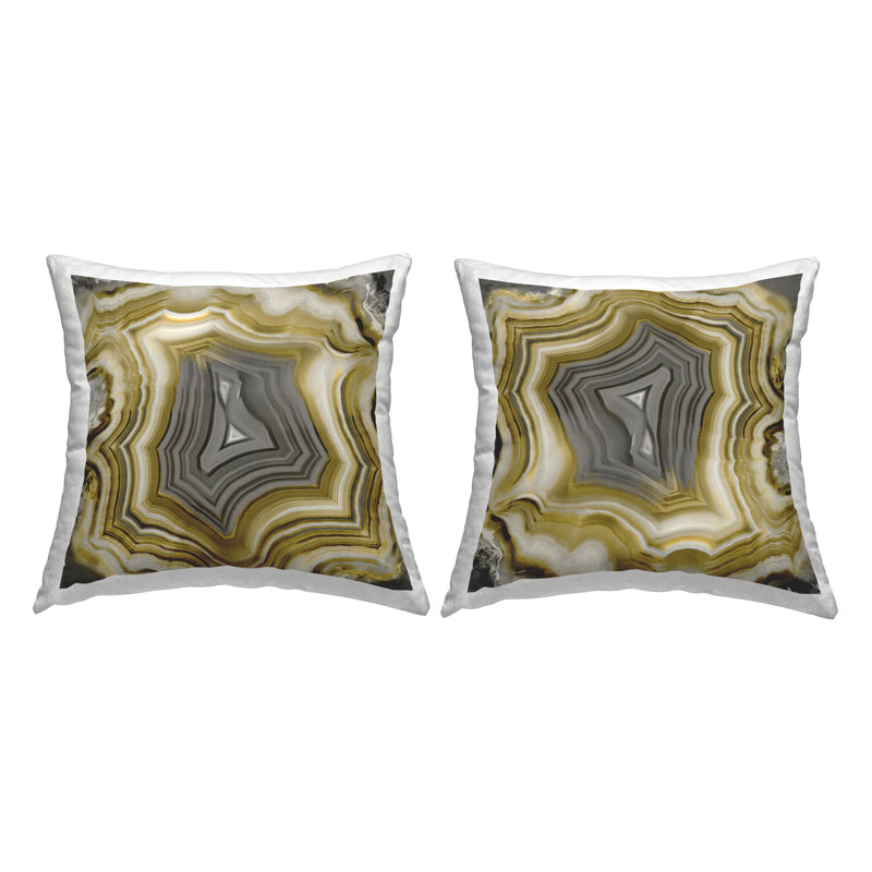 Coussin Minéral Crystal Agate Geode