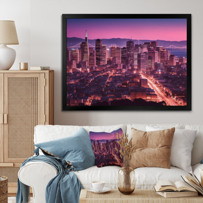 " San Francisco Skyline And Bay Bridge VII "