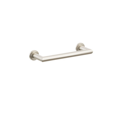 Emtek Modern Tubular Brass Towel Bar w/ Step Disc Rosette
