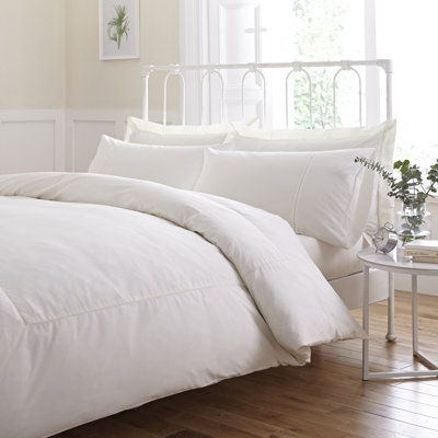 Solid Colour Duvet Cover with Pillowcases Included