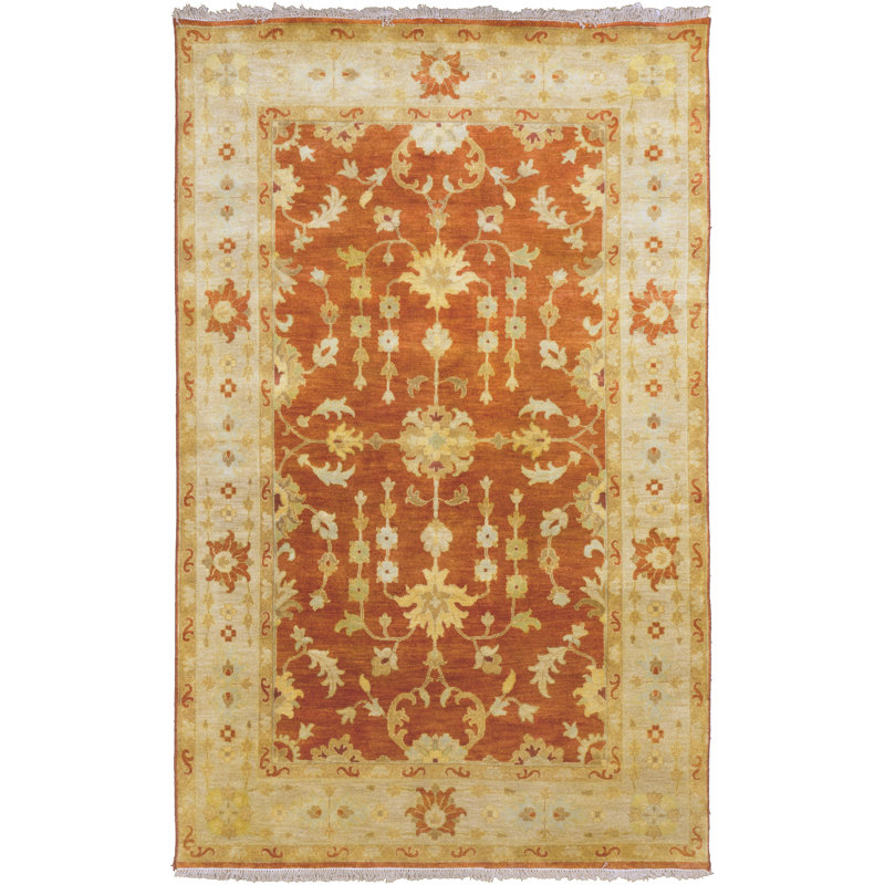 Temptress Wool Oriental Indoor Rug, Rectangle 3'3" x 5'3"