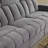 80" Wide 3-Seater Manual Recliner Sofa with Cup Holders & Pocket Storage