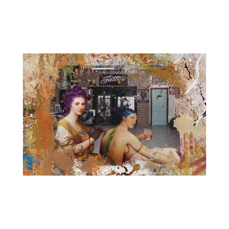 Tattoo by José Luis Guerrero - Wrapped Canvas Painting, 20.32 cm H x 30.48 cm W
