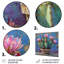 Cactus rose en poterie du désert - impression d'art mural cactus floral-791165706-791165699