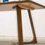 Ensemble de table de salle à manger simple en bois massif rétro-21510498