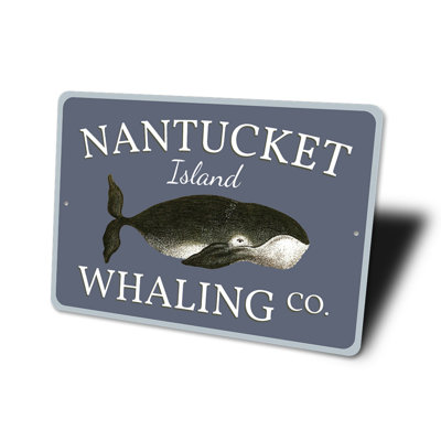 Enseigne en aluminium Nantucket