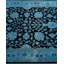 Tapis bleu noué à la main Weirsky - One-of-a-Kind Weirsky