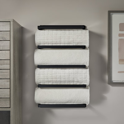 4 Wall Towel Rack