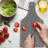 Ambesonne Geometric Tempered Glass Cutting Board Retro Style Checkered Multicolor