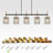 5-Light 63" Width Oversize Kitchen Island Lighting