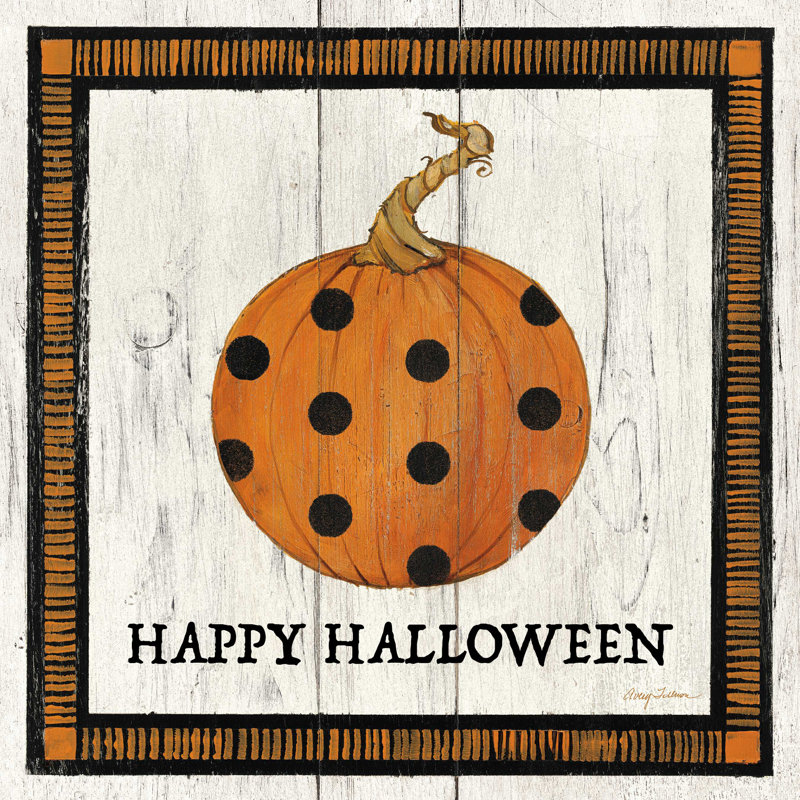 Citrouille - Happy Halloween, H 36 po x l 36 po x P 1,25 po