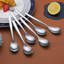 Cuillères à café, 6 cuillères à argenterie, petites cuillères en acier inoxydable, cuillères à thé pour la maison, la cuisine ou le restaurant, va au lave-vaisselle (argent - 6,6 po)