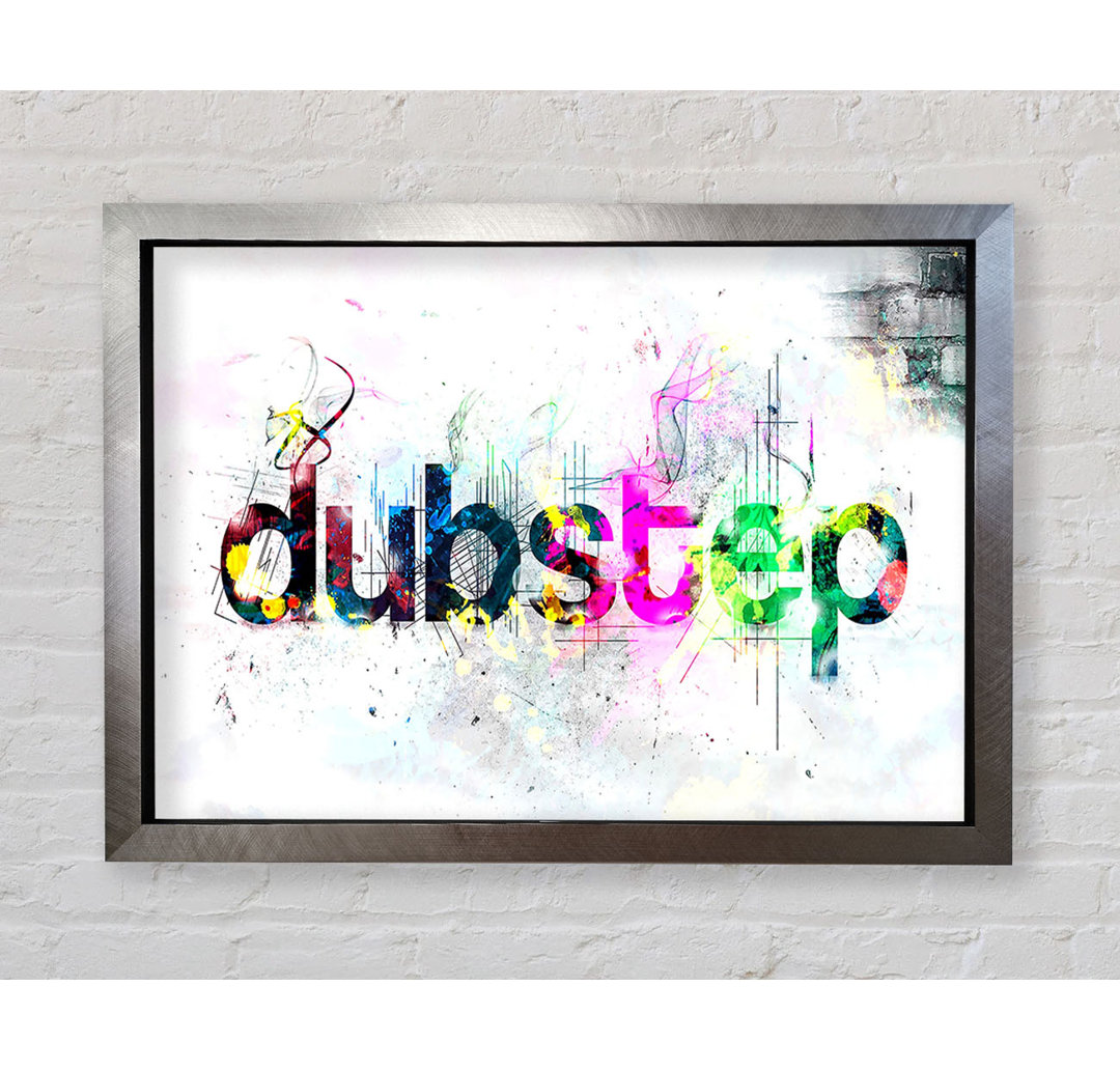 Dubstep Colour - Einzelne Bilderrahmen Kunstdrucke