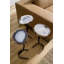 Agate Side Table Horseshoe Base, Assorted