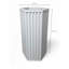 Grande jardinière à colonne hexagonale - brun gris, aluminium léger et durable avec profondeur réglable et finition moderne-759053215