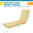 DUCKCOVERS All-Weather Outdoor Chaise Cushion-50010898-50010901