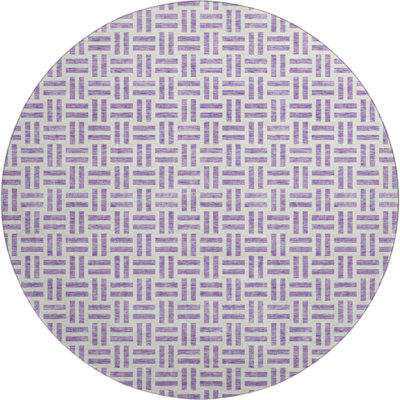 Premium Machine Washable Prisco Lavender Rug