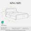Lit plateforme tapissier Enfield - Brun - Très grand-1857597854-1857597852