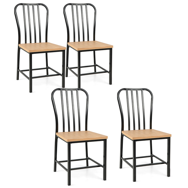 Vlasios 18.5'' H Side Chair, Black