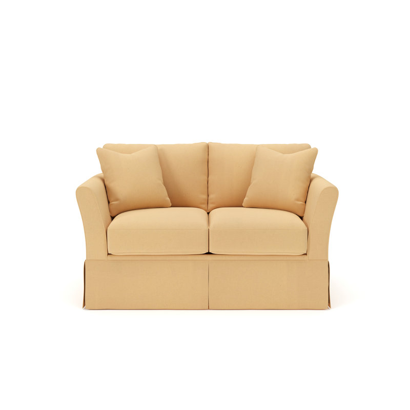 Shelby 63" Upholstered Loveseat, Bayou Sunshine Canvas