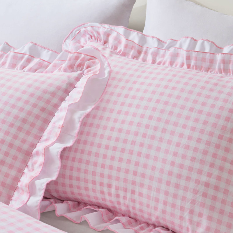 97f-f800-b96d4 Bedding, Twin XL Comforter + 2 Pillowcases, Pink