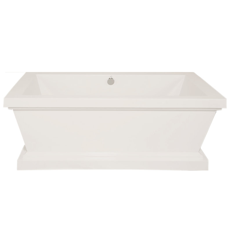 DaVinci 70'' x 36'' Air Acrylic Bathtub, Polished Chrome