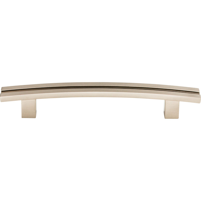 Inset Rail 5" Center to Center Bar Pull, Brushed Satin Nickel