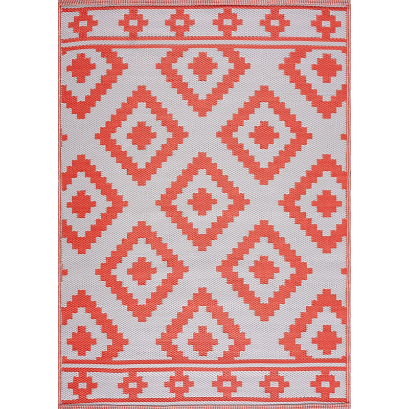 Hulmeville Southwestern Indoor / Outdoor Rug, Rectangle 5' x 7'