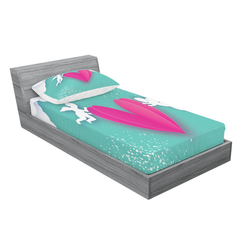 Ensemble de draps Angel Wings, Ensemble de draps pour lit simple TG avec drap-hou