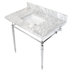 Marble White/Polished Chrome