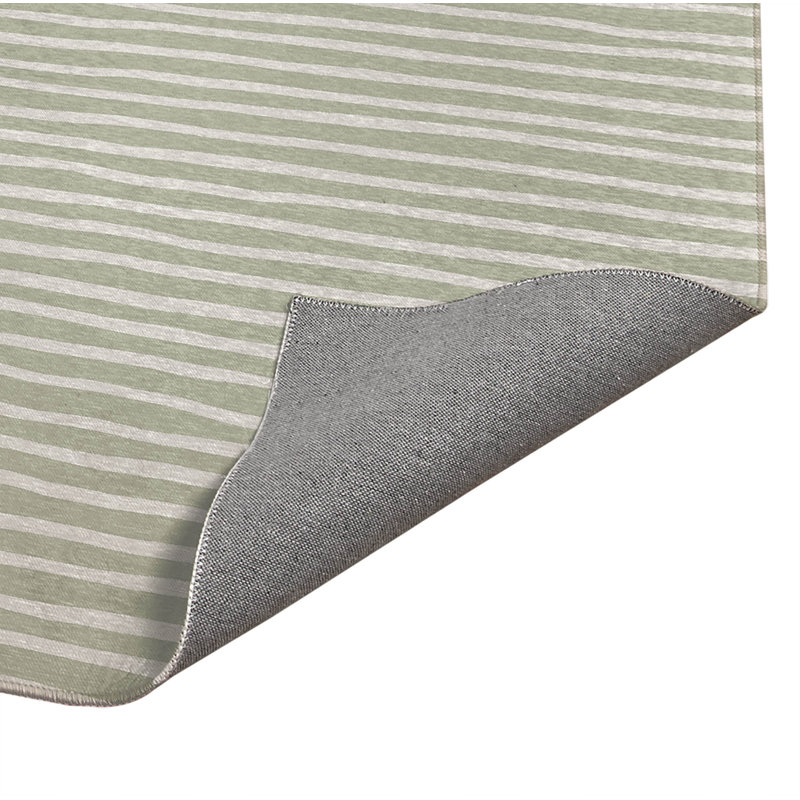 Tapis de cuisine Ribbon Play, Vert clair, Rectangulaire 3 pi x 5 pi