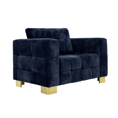 Luxurious Polyester Plush Sofa with High Rebound Sponge, Comfortable and Durable for Modern Living