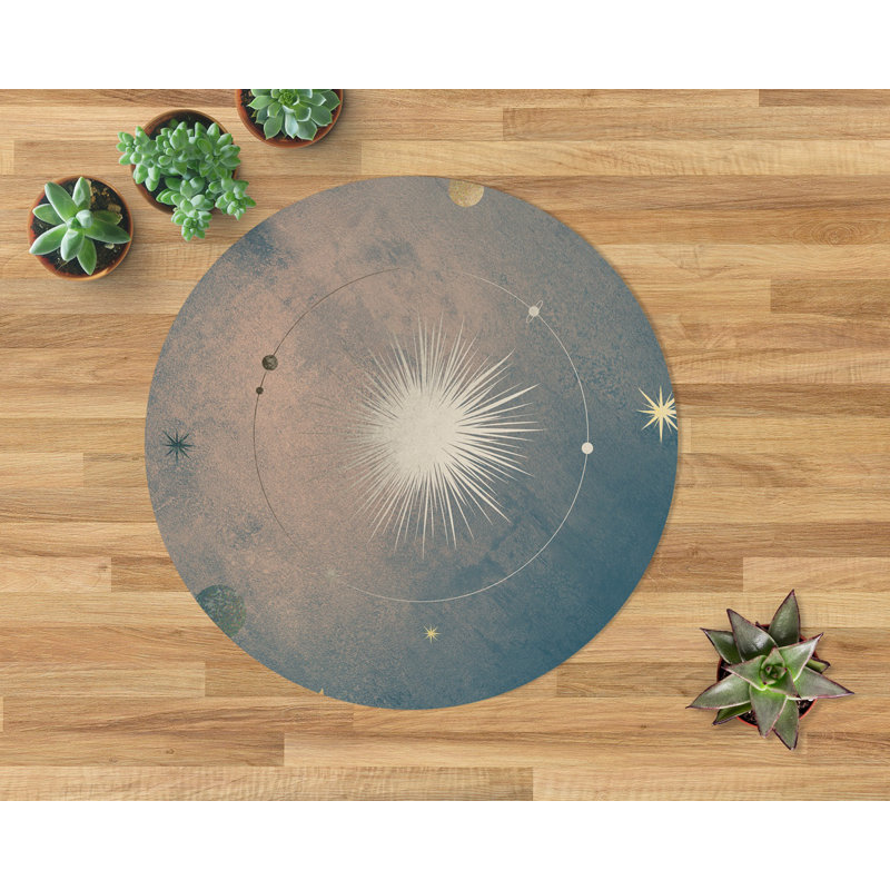 Kanya Hard Floor Straight Round Chair Mat