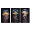 «Jellyfish», 3 pièces sur toile-338478251-338478227
