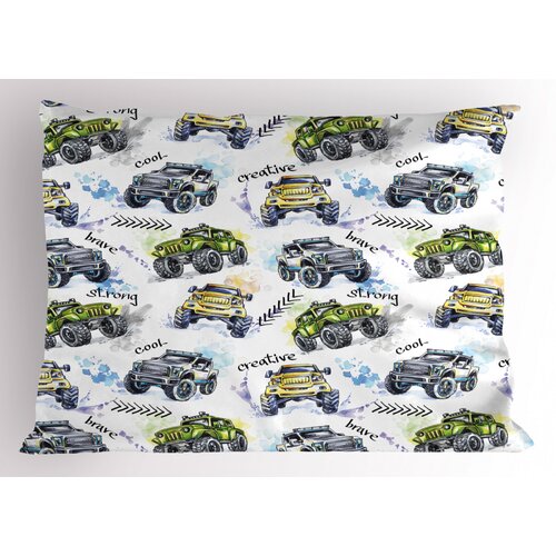 Ambesonne Truck Pillow Sham 