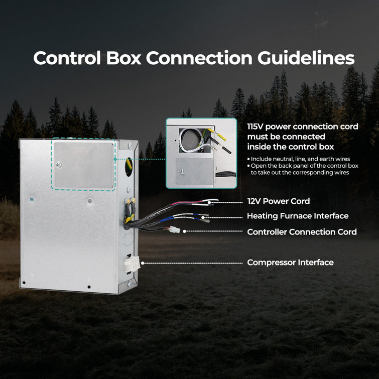 Rv Air Conditioner Instacool 13500 Btu Rooftop Ac Unit, Upgraded All In One Unit With R32 Refrigerant, Diy Ac With Adb And Wired Controller For Rv Camper