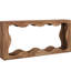 Table basse étroite et élégante, motif vague, 160 cm L x 30 cm P x 85 cm H, console finement travaillée en bois d'ingénierie.