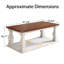 Table basse rectangulaire de style campagnard-171723947