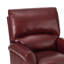 Fauteuil inclinable manuel en cuir véritable 33,07 po Purcello (ensemble de 2)-73017919