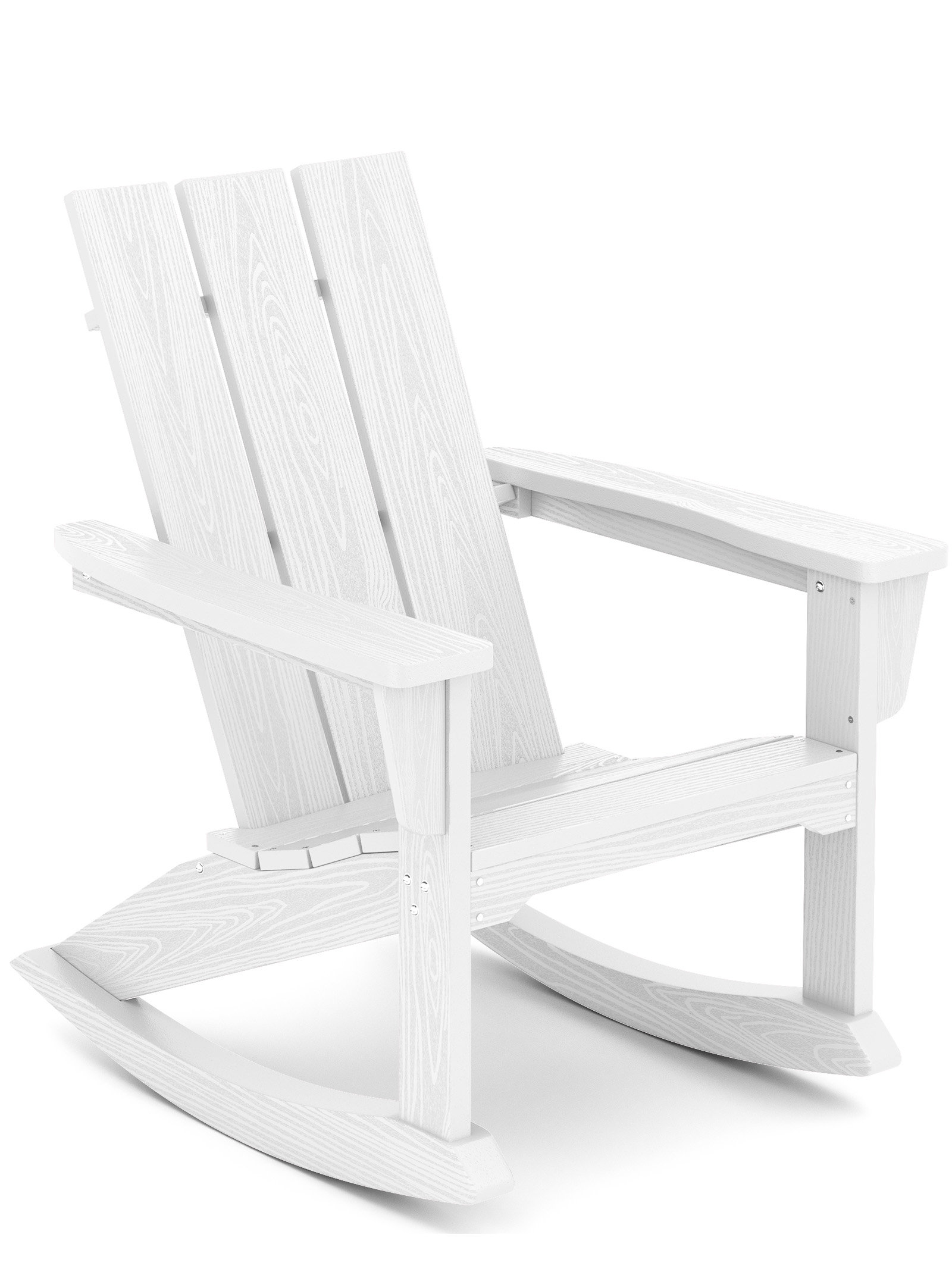 Rosecliff Heights HDPE Plastic Rocking Adirondack Chair & Reviews | Wayfair