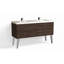 Avila 60" W Freestanding Double Bathroom Vanity with Dawson Leg-31049740-66413754-66413757