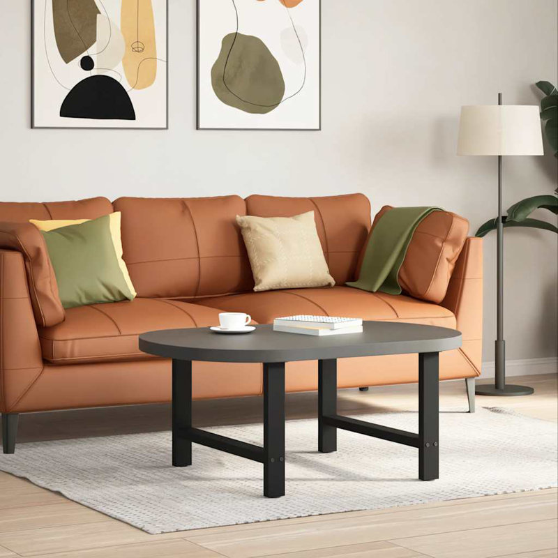 Seaira Coffee Table Legs Steel, 43cm H x 70cm W x 70cm D, Black