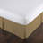 Southshore Fine Linens Vilano Pleated Bed Skirt, Double-Brushed Microfiber 15-Inch Drop Bed Skirt with Pleated Design, Machine Washable, Twin, Bright White-390276491-390276493