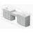 103'' Double Bathroom Vanity with Quartz Top-111107765