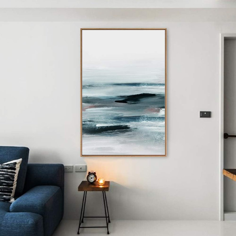 «Abstract Color Block», reproduction sur toile encadrée