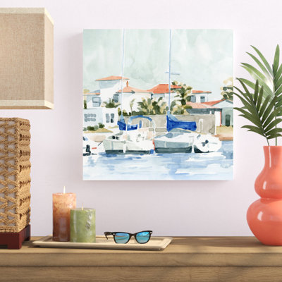 " Beach Town Summer II " Painting Print