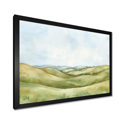 «Rolling Hills In The Prairies I», reproduction d'art des prairies