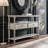 White Solid wood Rectangular Console Table-1313729944-1313729945