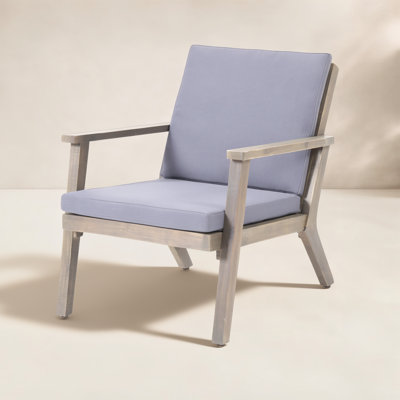 Channing Wood Outdoor Lounge Chair
